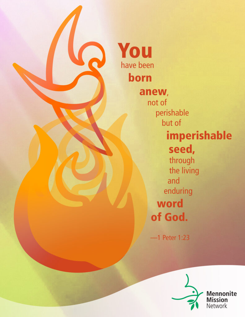 Born of imperisable seed