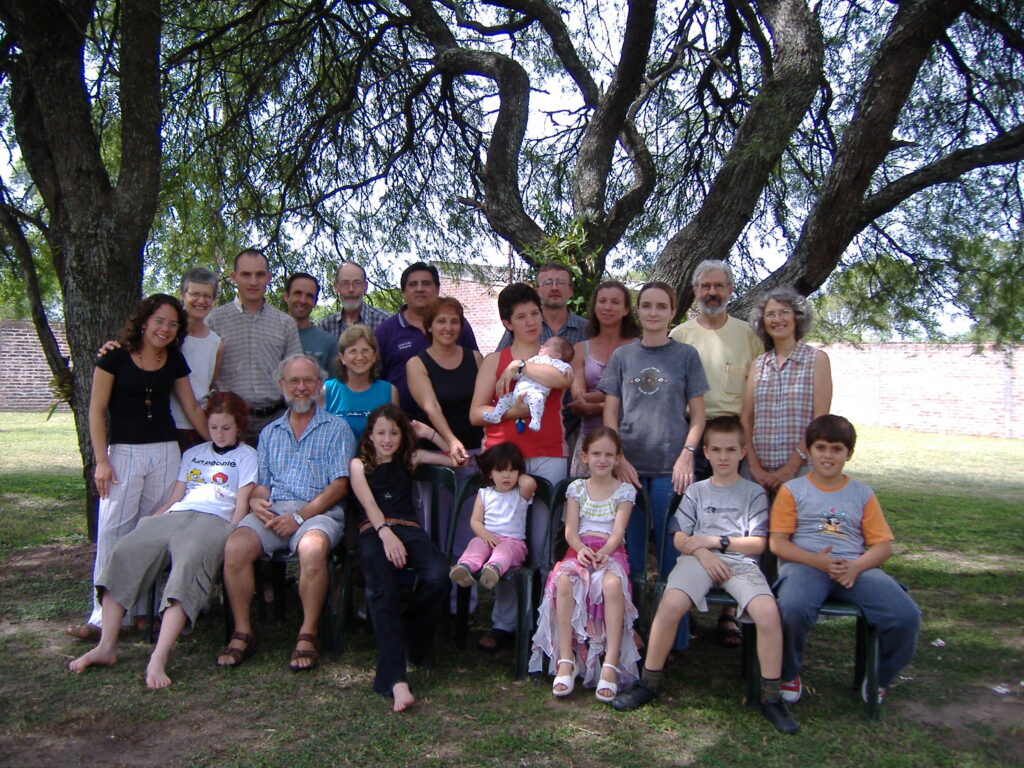 Byrdalene and Willis Horst with the Mennonite Team in the Chaco.