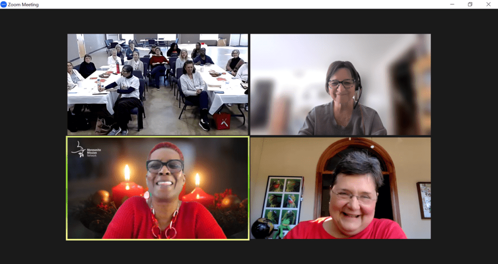 Top L to R: Gulf States Mennonite Women Annual Retreat attendees