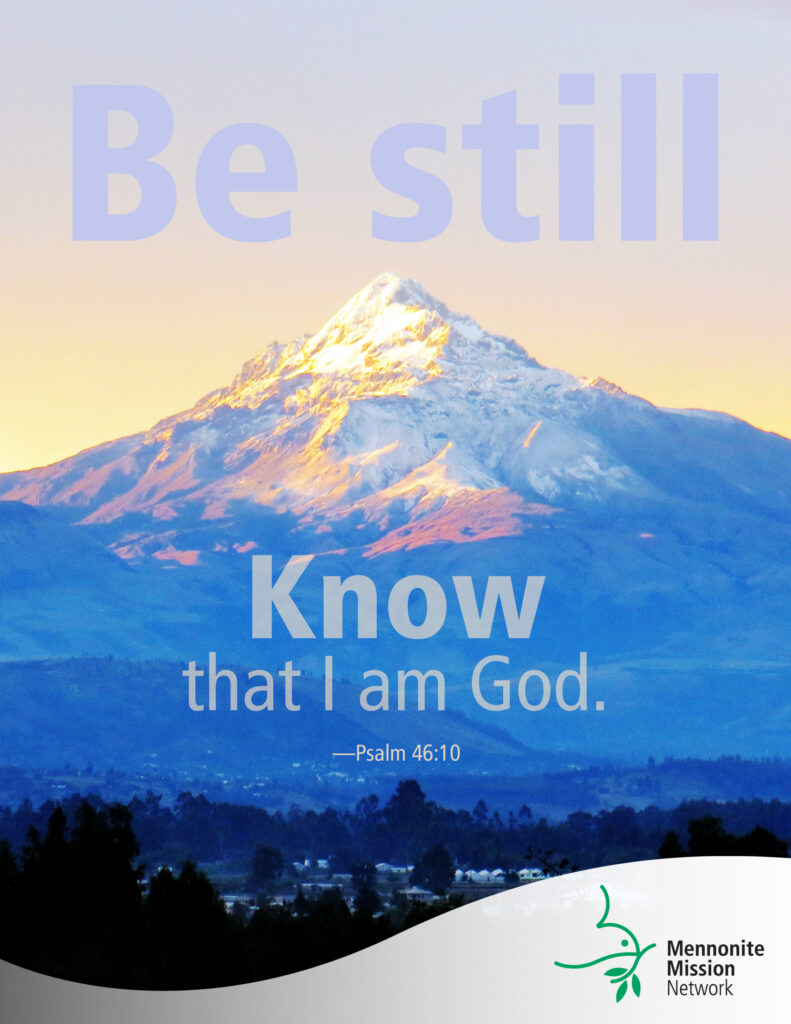 Be still