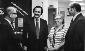 Nelson Kauffman, Lupe DeLeon, Mary Martin & Simon Gingerich 1977