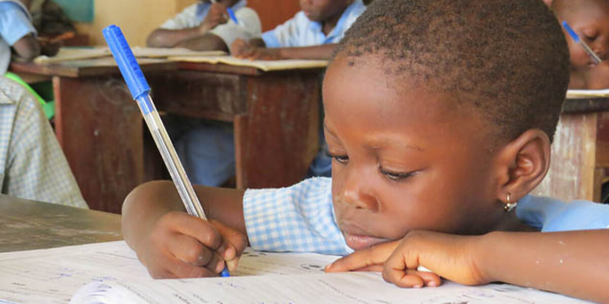 Annoncia concentrates on her assignment at La Casa Grande's school