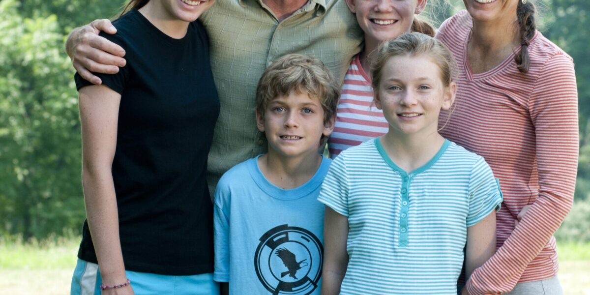 ​The Ross Richer family in 2014. Back row: Sierra