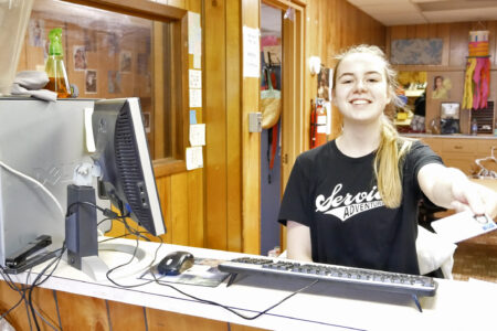 ​Service Adventure participant Estella Sandweg volunteered at a homeless shelter in Jackson