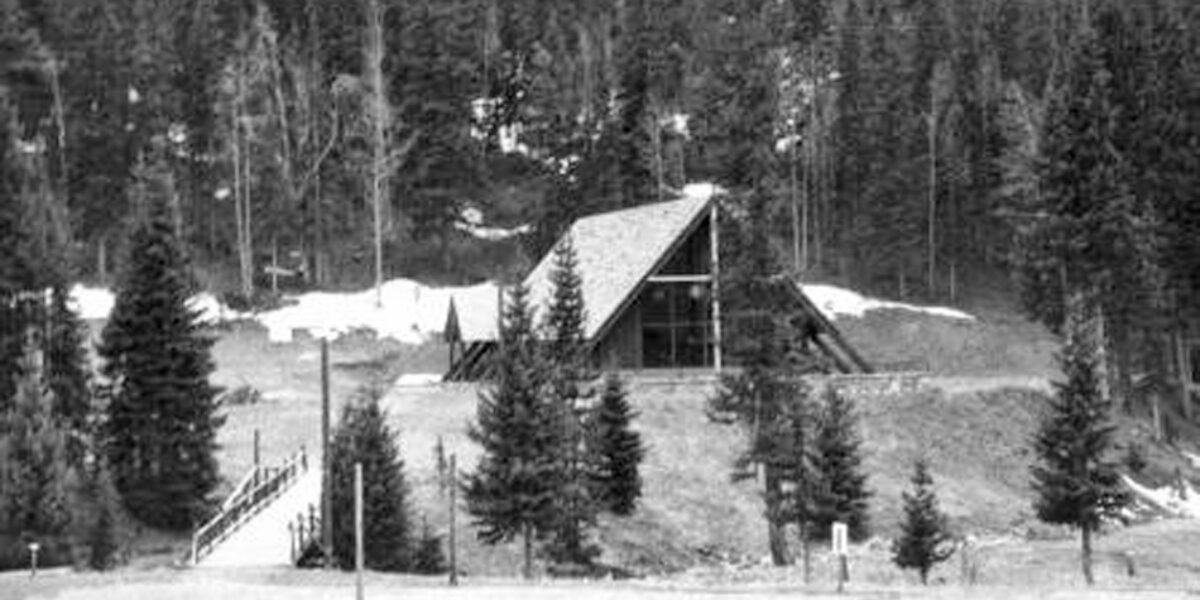 Chapel at Frontier Boys Camp in the 1960s.