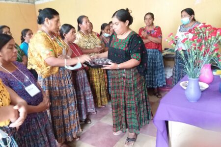 ​As a part of closing worship at the Kekchi trauma healing workshop held in San Pedro Carchá