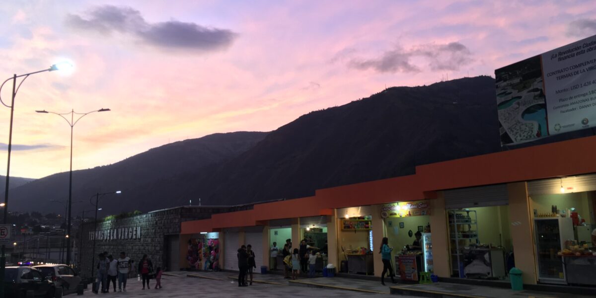 ​Sunset in Baños. By Quinn Kathrineberg