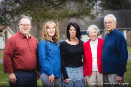 ​The late Wilbert Ray Shenk (far right)