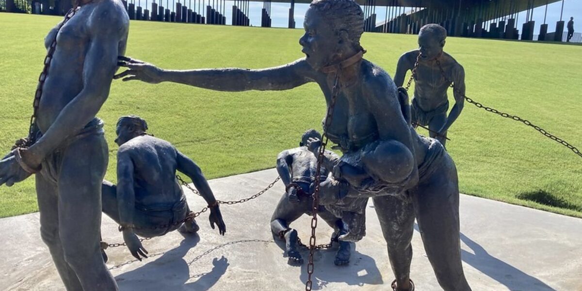 ​Statues at the National Memorial for Peace and Justice (also known as the Lynching Memorial) in Montgomery