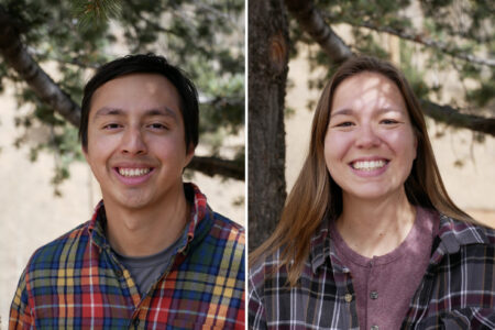 Left: Jonatan Moser serves with Mennonite Voluntary Service in Alamosa