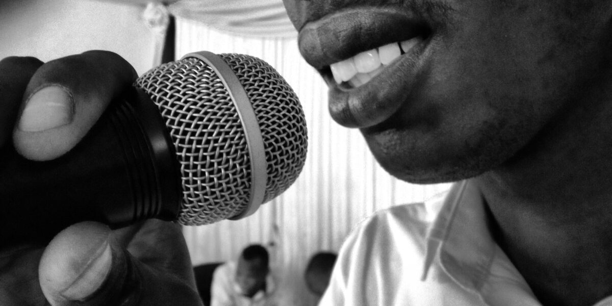 ​Baamuchili Settler prepares to lead worship. His congregation plays a major role in the prison ministry in Botswana. (This photo was not taken in the prison where photography is illegal.) Photographer: Nathan Dirks. Click image for high resolution version.