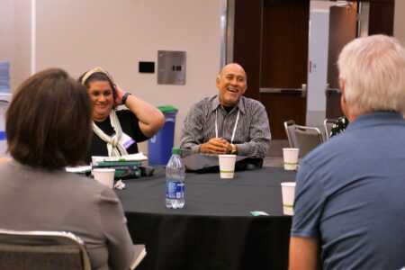 ​Sandra Montes-Martinez and Juan Montes at the MCUSA church planters reception on Monday