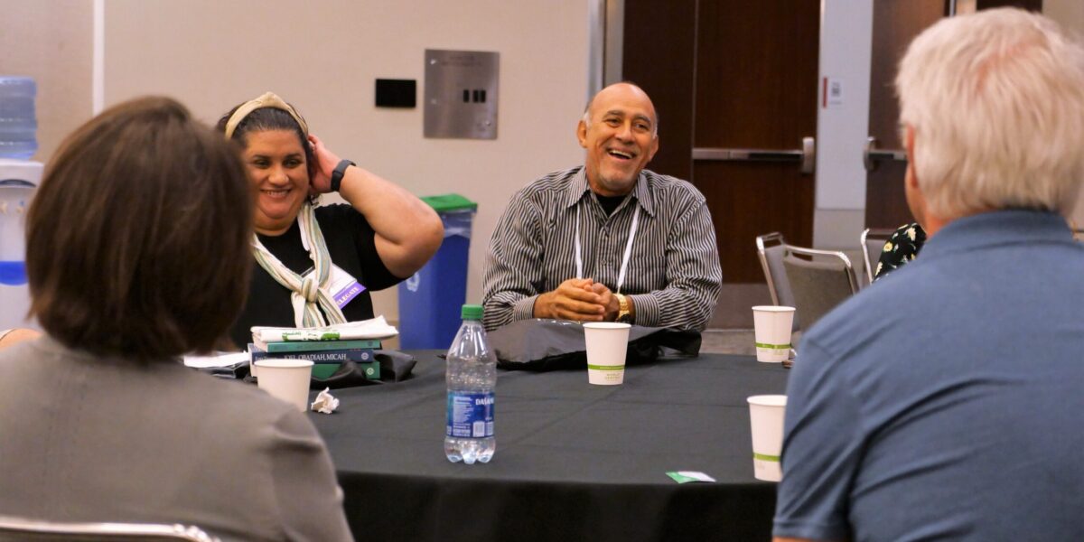 ​Sandra Montes-Martinez and Juan Montes at the MCUSA church planters reception on Monday