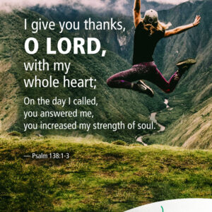 I give thanks to you O Lord