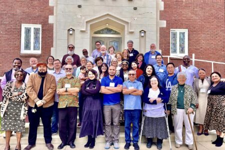 The "Birthing and Cultivating Communities of Faith and Peace" event at Upland Peace Church.