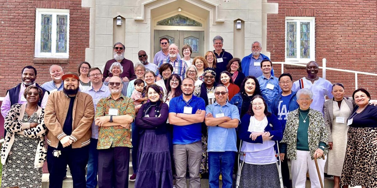 The "Birthing and Cultivating Communities of Faith and Peace" event at Upland Peace Church.