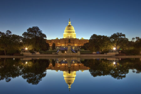 Washington-Dc-Capitol-Building-At-Night