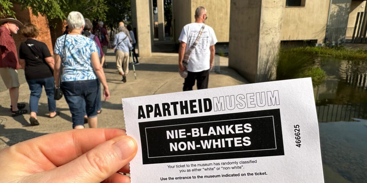 Apartheid Museum ticket