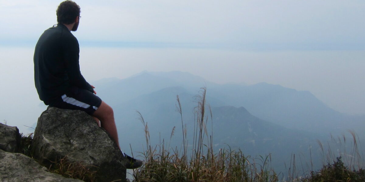 ​2011 Radical Journey participant Paul Dyck looking out over the landscape in China. Photo provided.